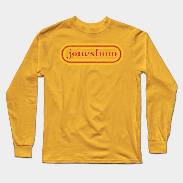 Vintage Jonesboro Long Sleeve T-Shirt by rt-shirts